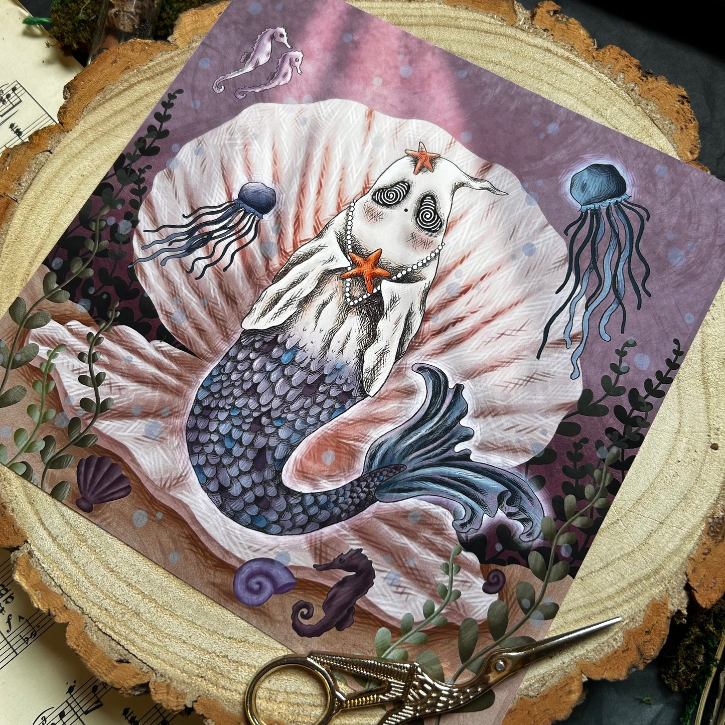 "MER~GHOST": ART PRINT