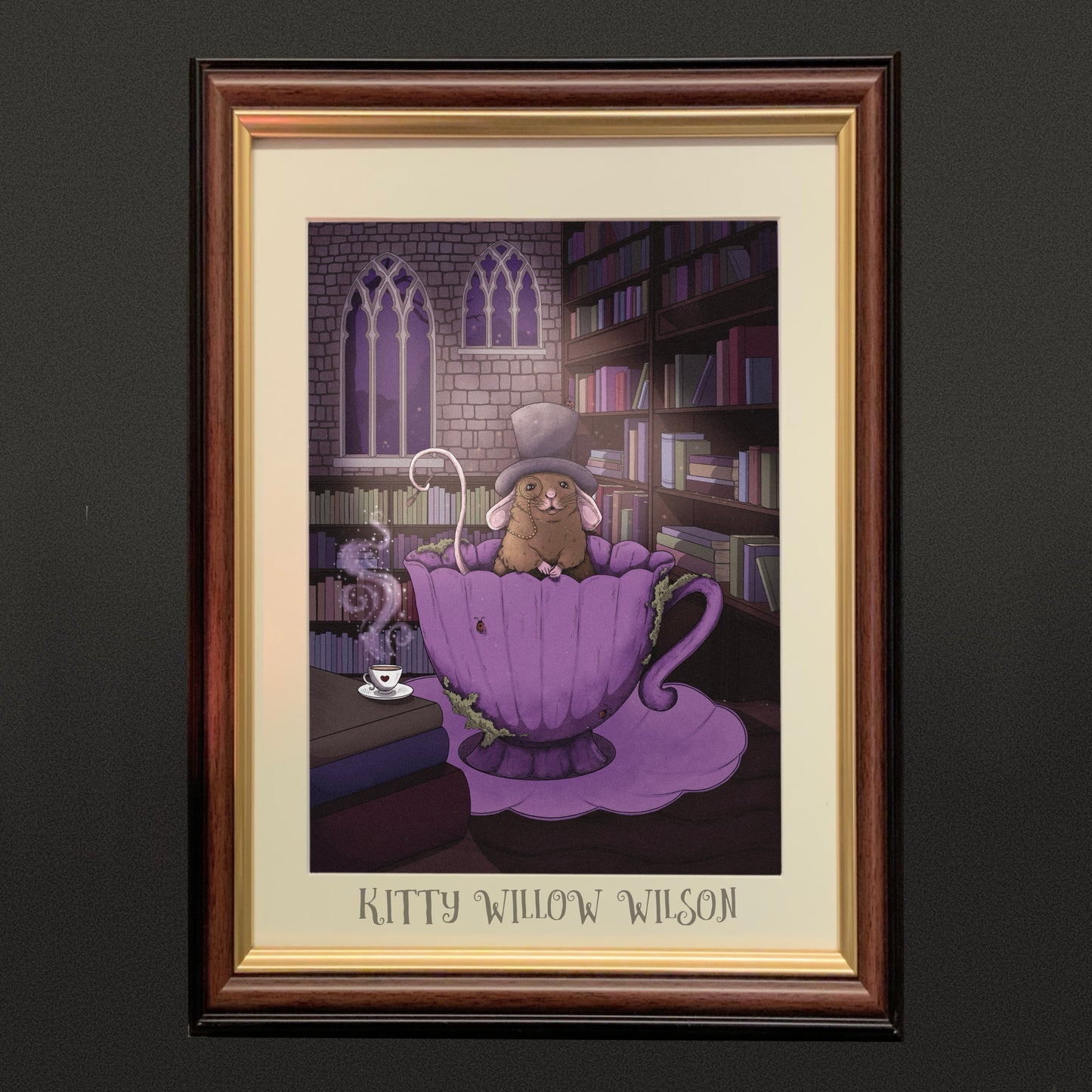 ‘WELL READ MOUSE’ ART PRINT