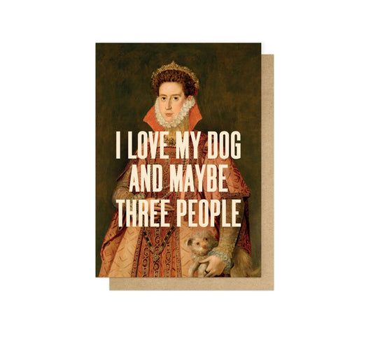 ‘I LOVE MY DOG’ GREETINGS CARD