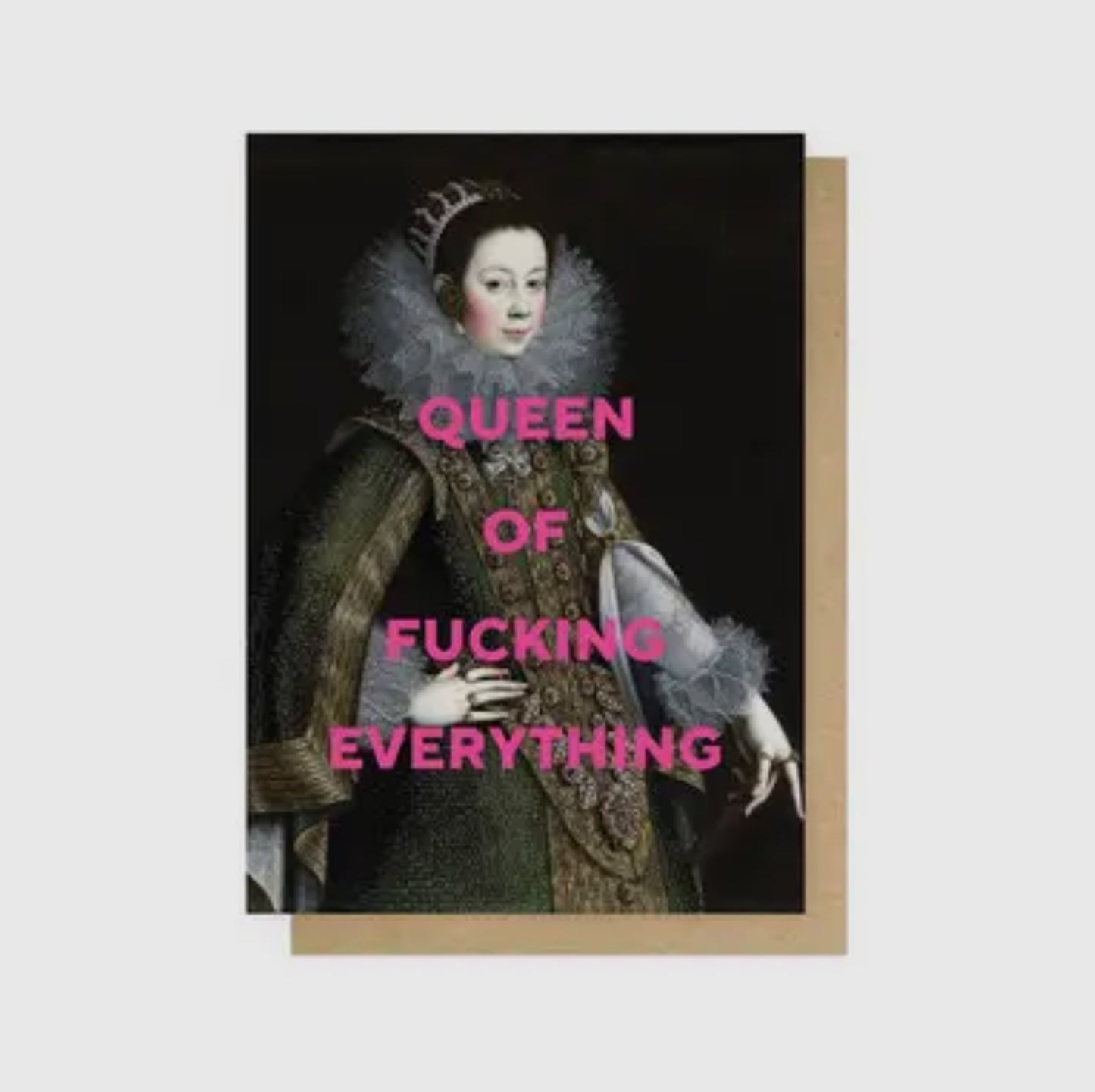 ‘QUEEN’ GREETINGS CARD
