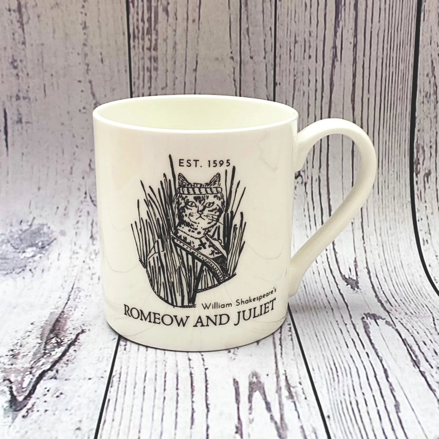 ‘ROMEOW & JULIET’ CHINA MUG
