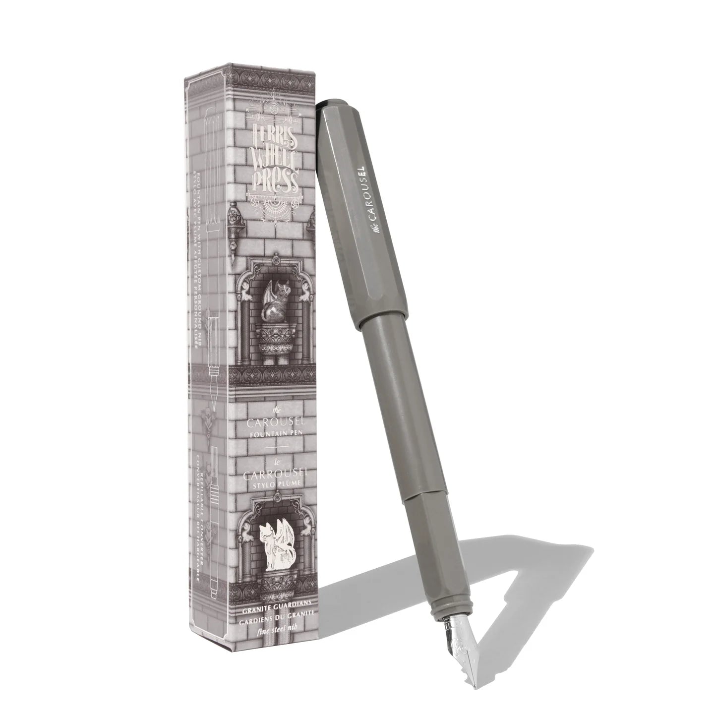 THE CAROUSEL FOUNTAIN PEN ‘ GRANITE’