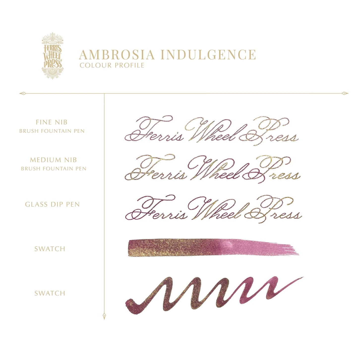 ‘AMBROSIA INDULGENCE’ 20ML INK