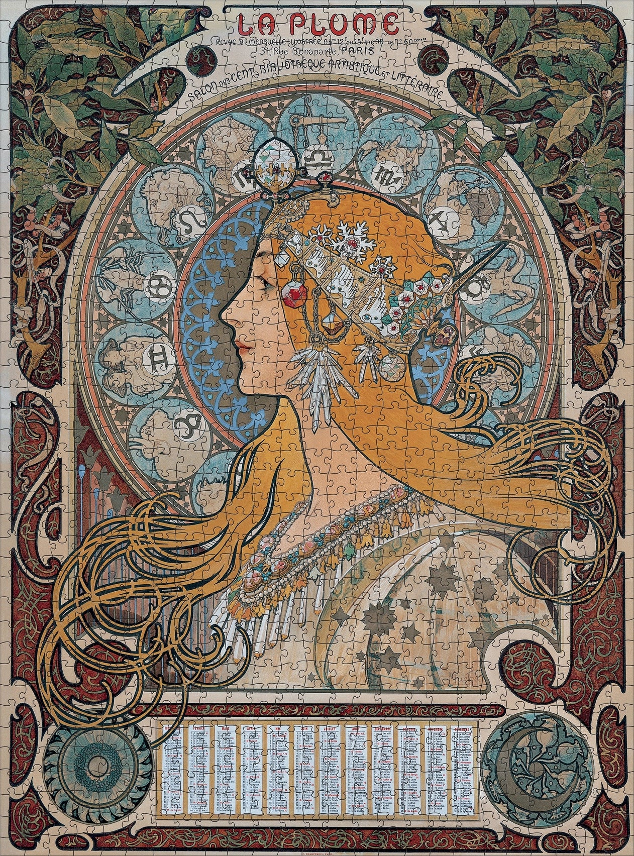 ALPHONSE MUCHA 1000 PIECE PUZZLE | ZODIAC