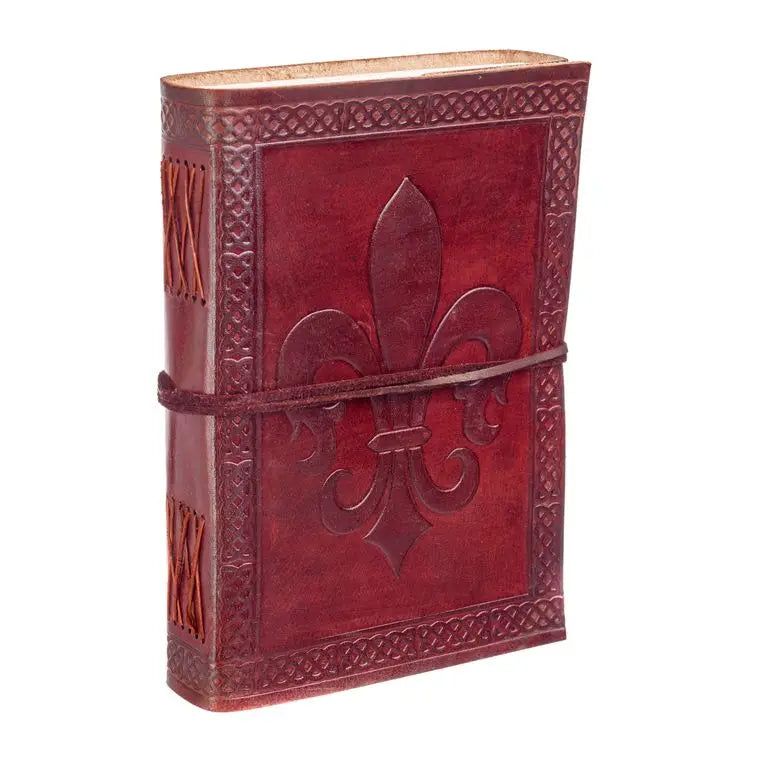 LEATHER NOTEBOOK | FLEUR DE LIS
