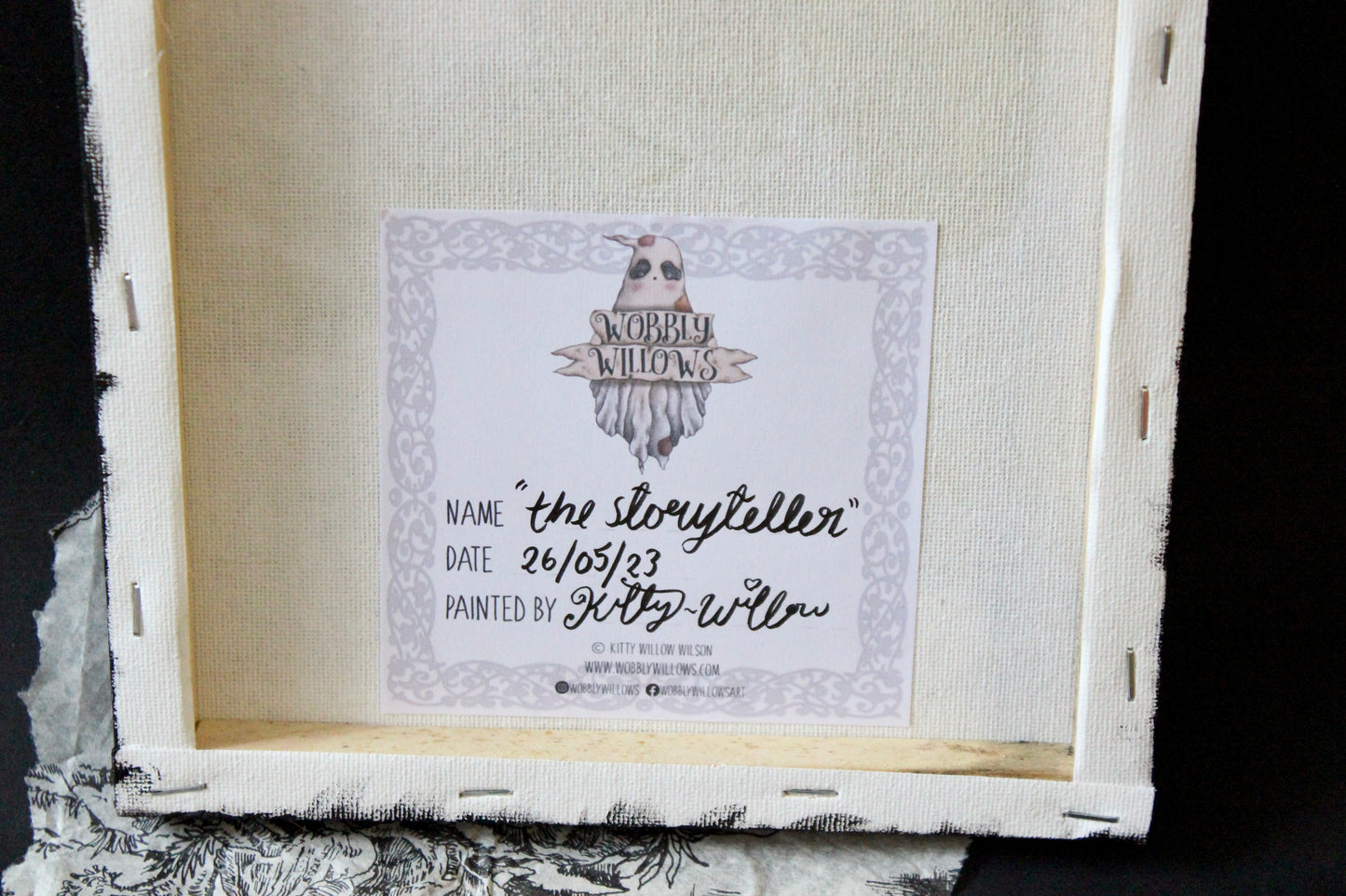 "The storyteller" original oil painting