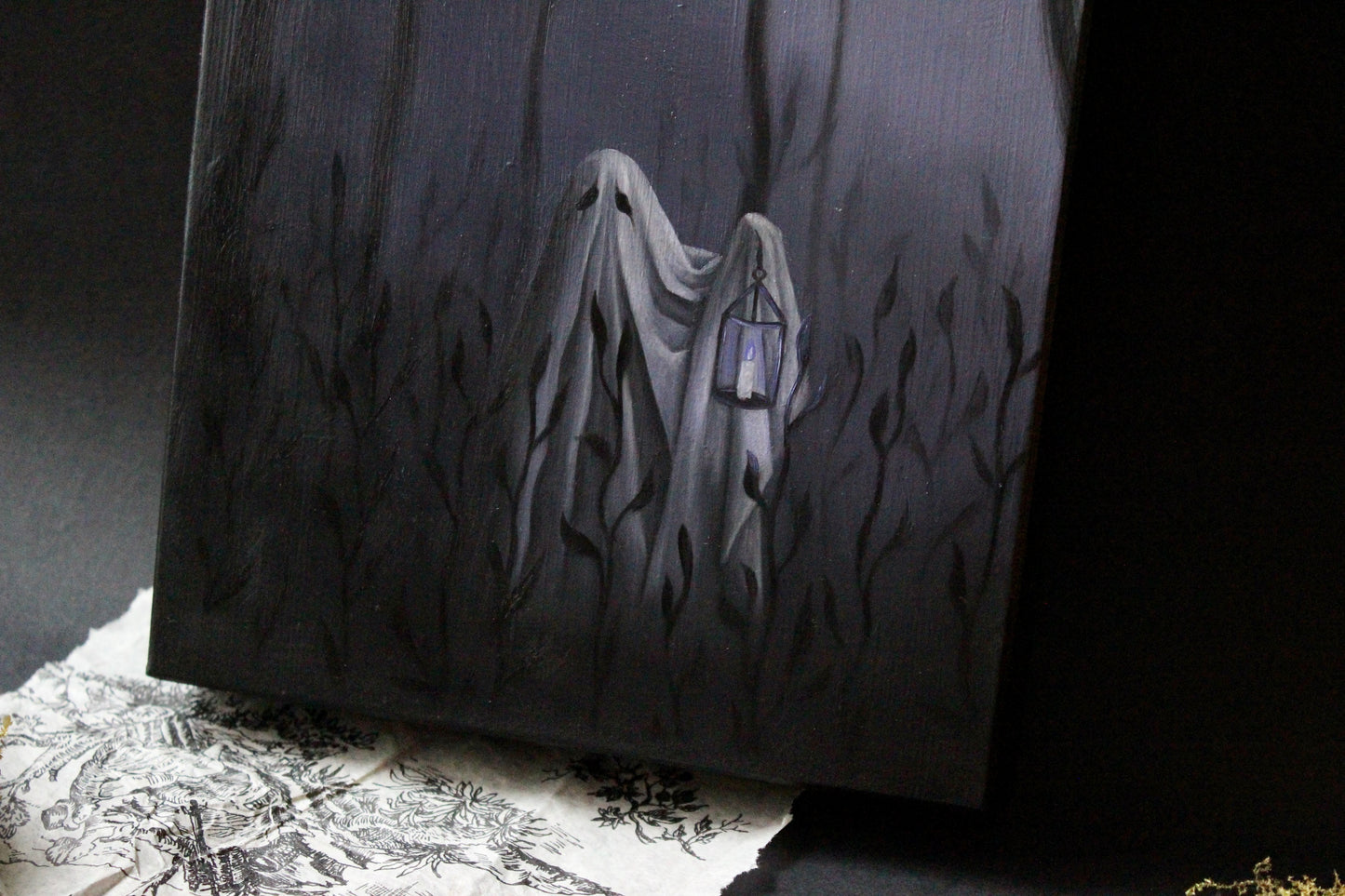 ‘The watcher’ original oil painting