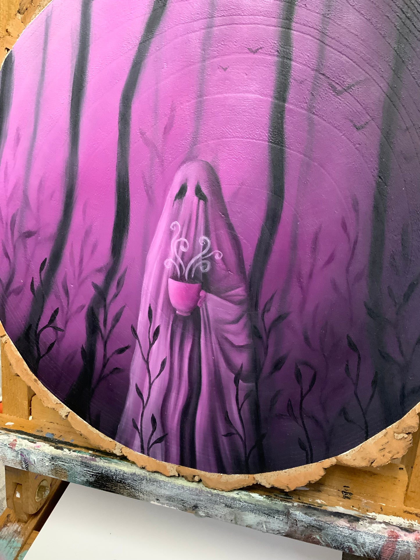 ‘Monday mournings’ original oil painting