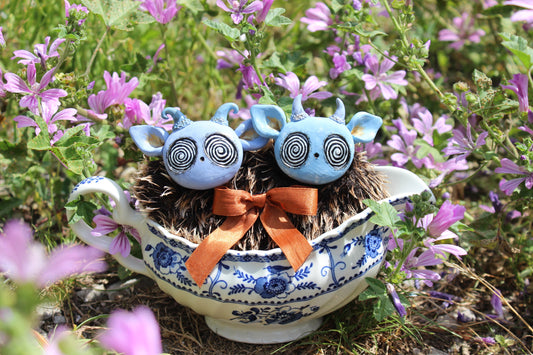 Mabel and Maude the Teacup Critters