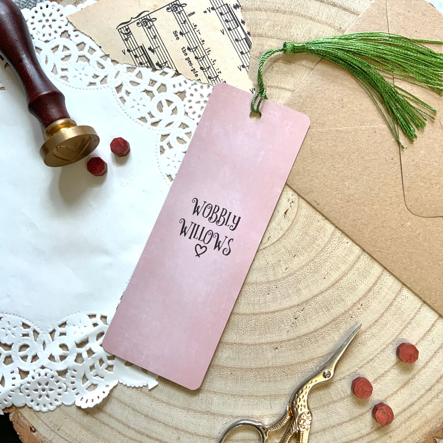 Magical storybook ghost bookmark