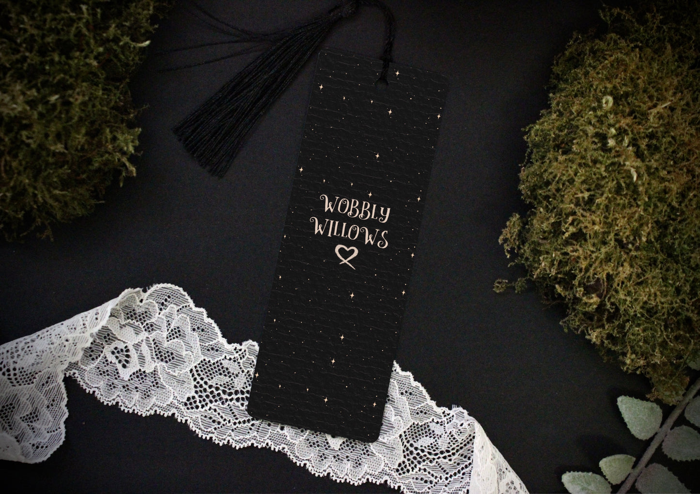 Woodland ghost bookmark