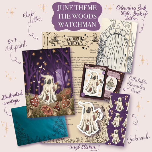 WOBBLY WILLOWS WHIMSICAL ART MAIL CLUB