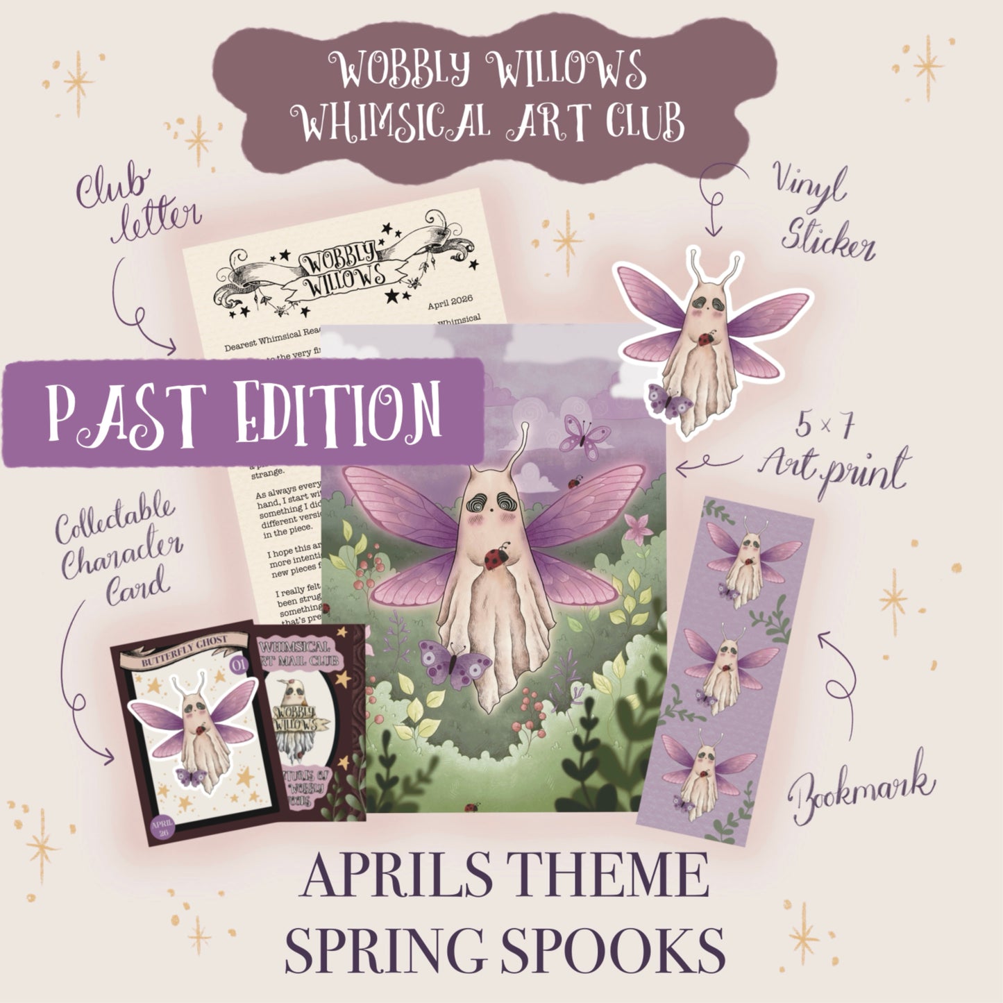 WOBBLY WILLOWS WHIMSICAL ART MAIL CLUB
