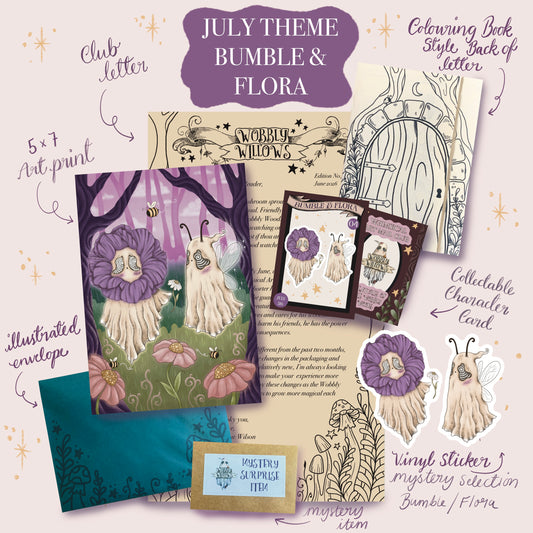WOBBLY WILLOWS WHIMSICAL ART MAIL CLUB