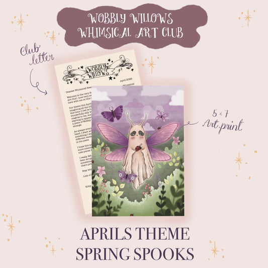 WOBBLY WILLOWS WHIMSICAL ART CLUB | PRINT ONLY