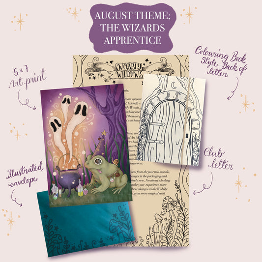 WOBBLY WILLOWS WHIMSICAL ART MAIL CLUB | PRINT ONLY