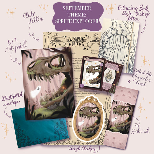 WOBBLY WILLOWS WHIMSICAL ART MAIL CLUB