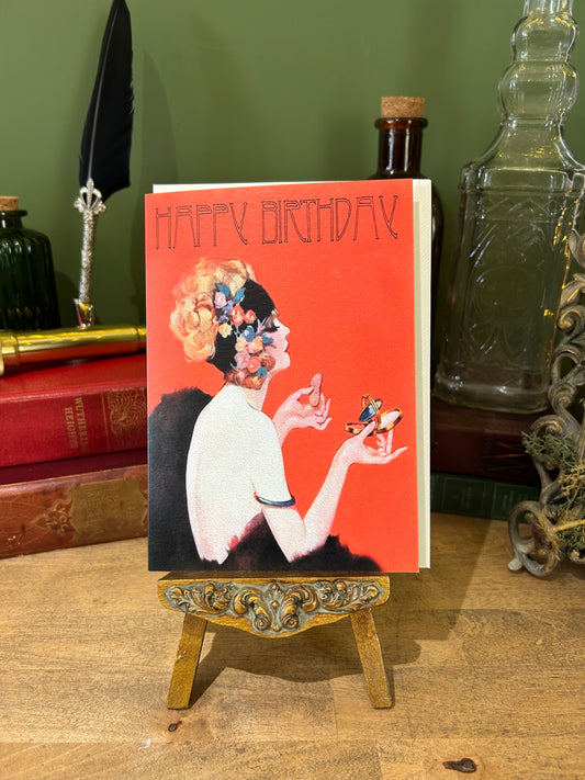 GREETINGS CARD | 1920’S BIRTHDAY WOMAN