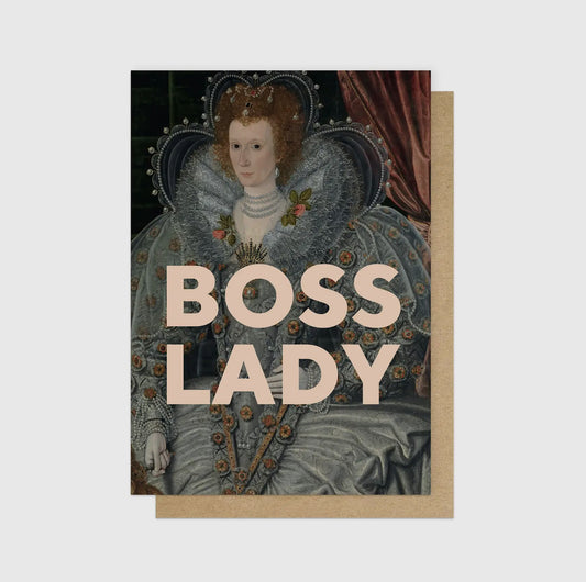 BOSS LADY GREETINGS CARD