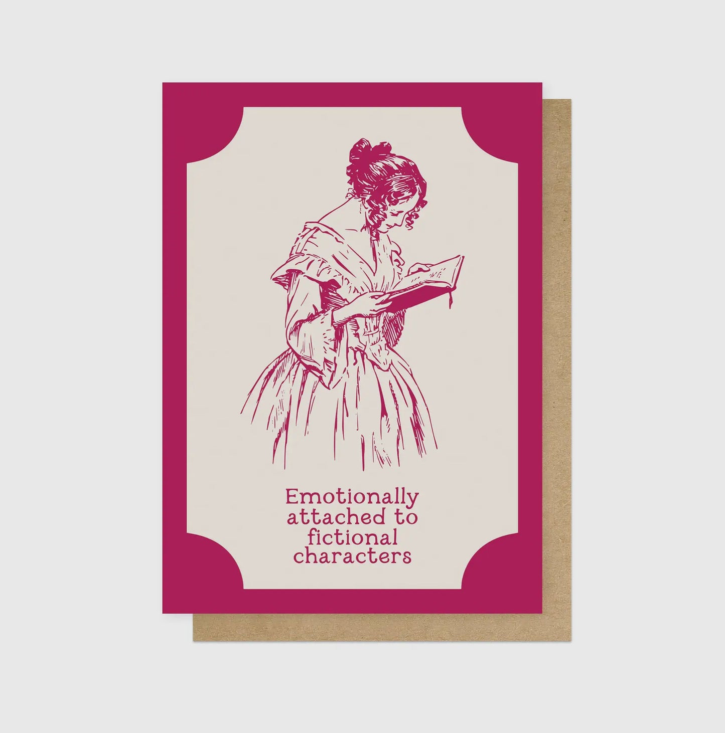 ‘EMOTIONALLY ATTACHED’ GREETINGS CARD