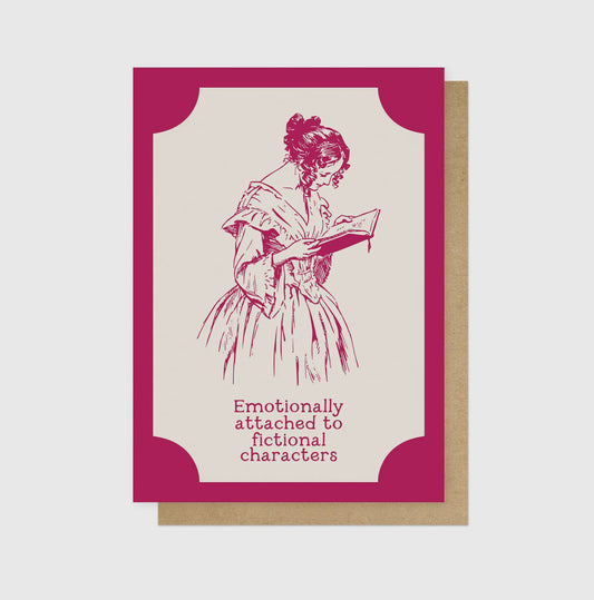 ‘EMOTIONALLY ATTACHED’ GREETINGS CARD