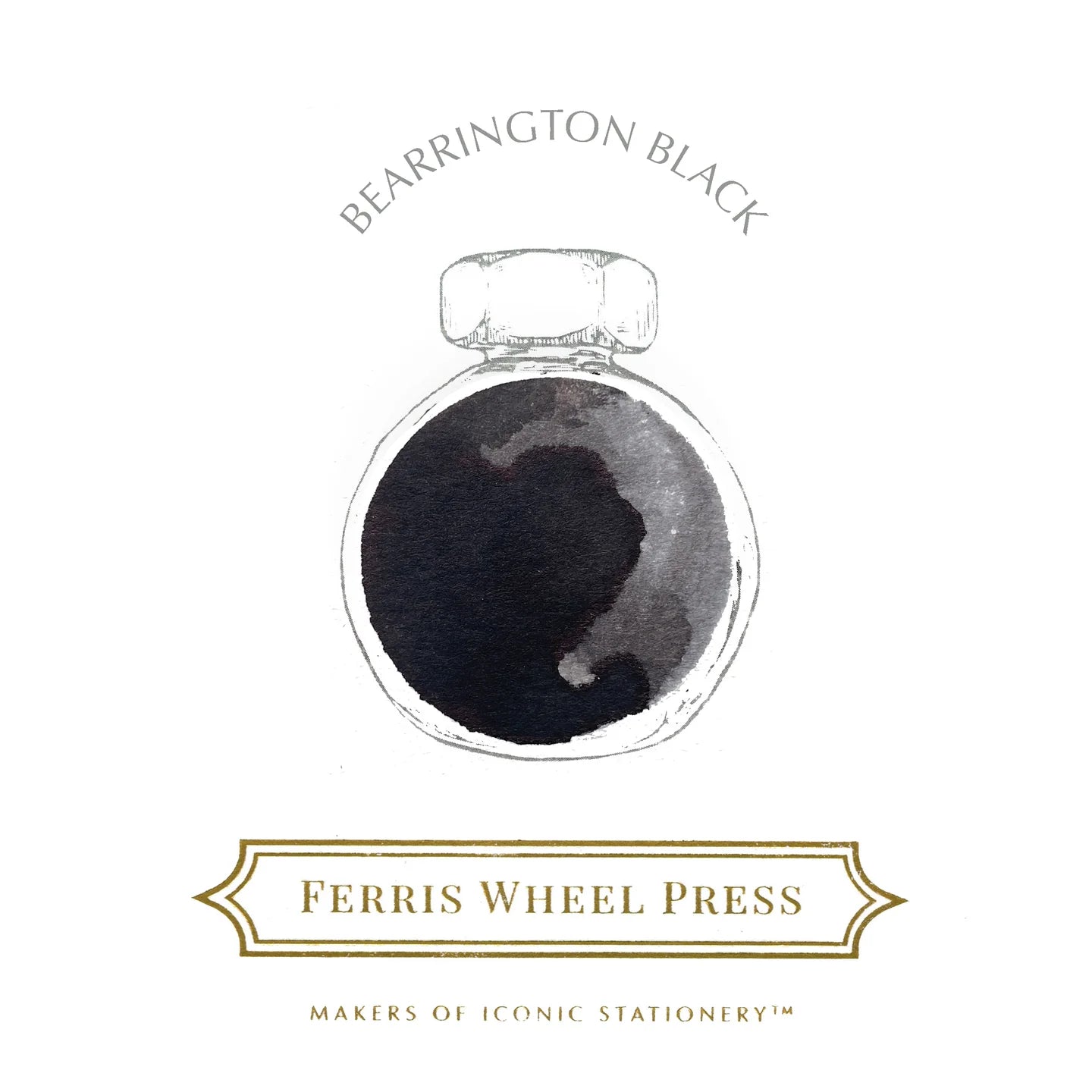 ‘BEARRINGTON BLACK’ 10ML INK