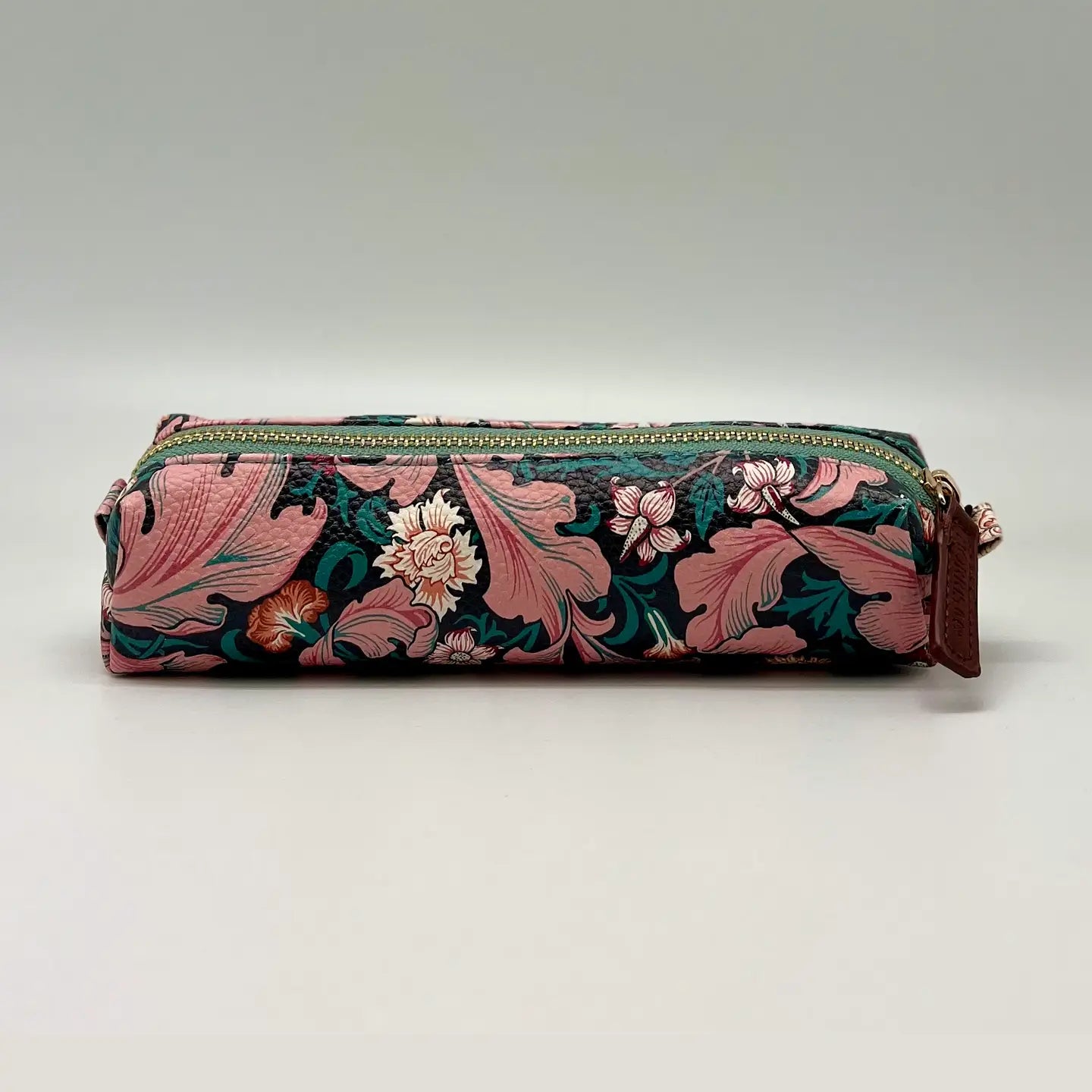 FAUX LEATHER WILLIAM MORRIS PENCIL CASE