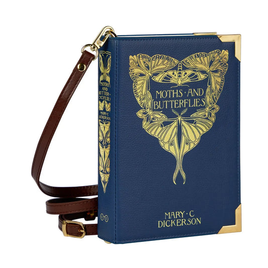 CROSSBODY BOOK HANDBAG | MOTHS & BUTTERFLIES