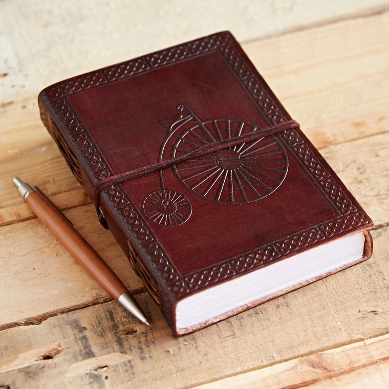 LEATHER NOTEBOOK | PENNY FARTHING