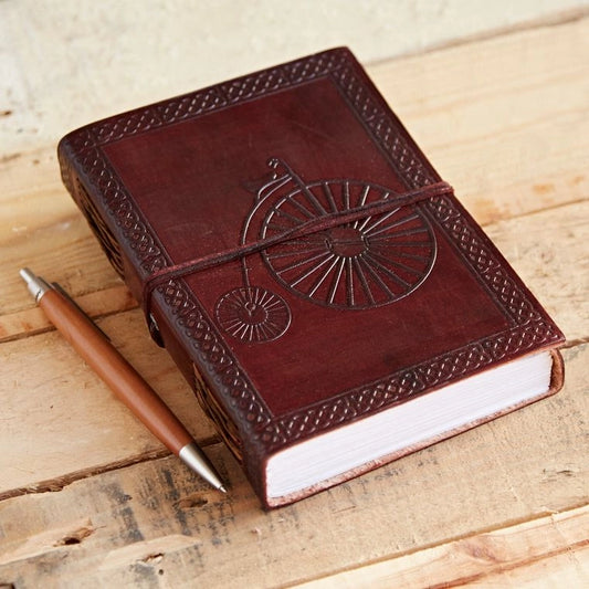 LEATHER NOTEBOOK | PENNY FARTHING