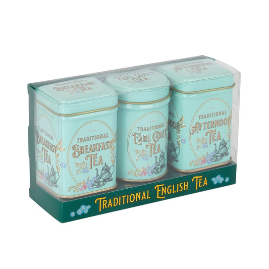TRADITIONAL ENGLISH TEA | MINI TEA TIN SET, LOOSE LEAF