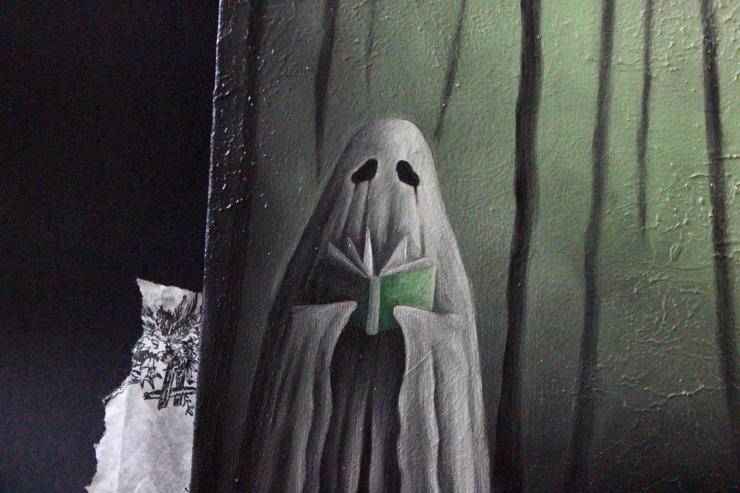 "The storyteller" original oil painting