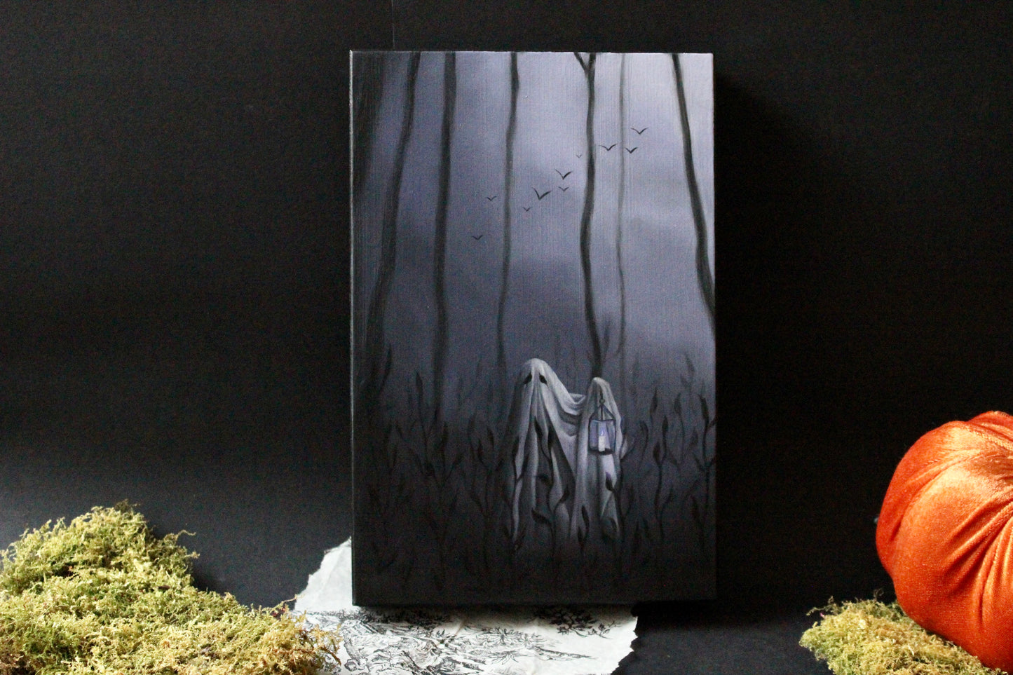 ‘The watcher’ original oil painting