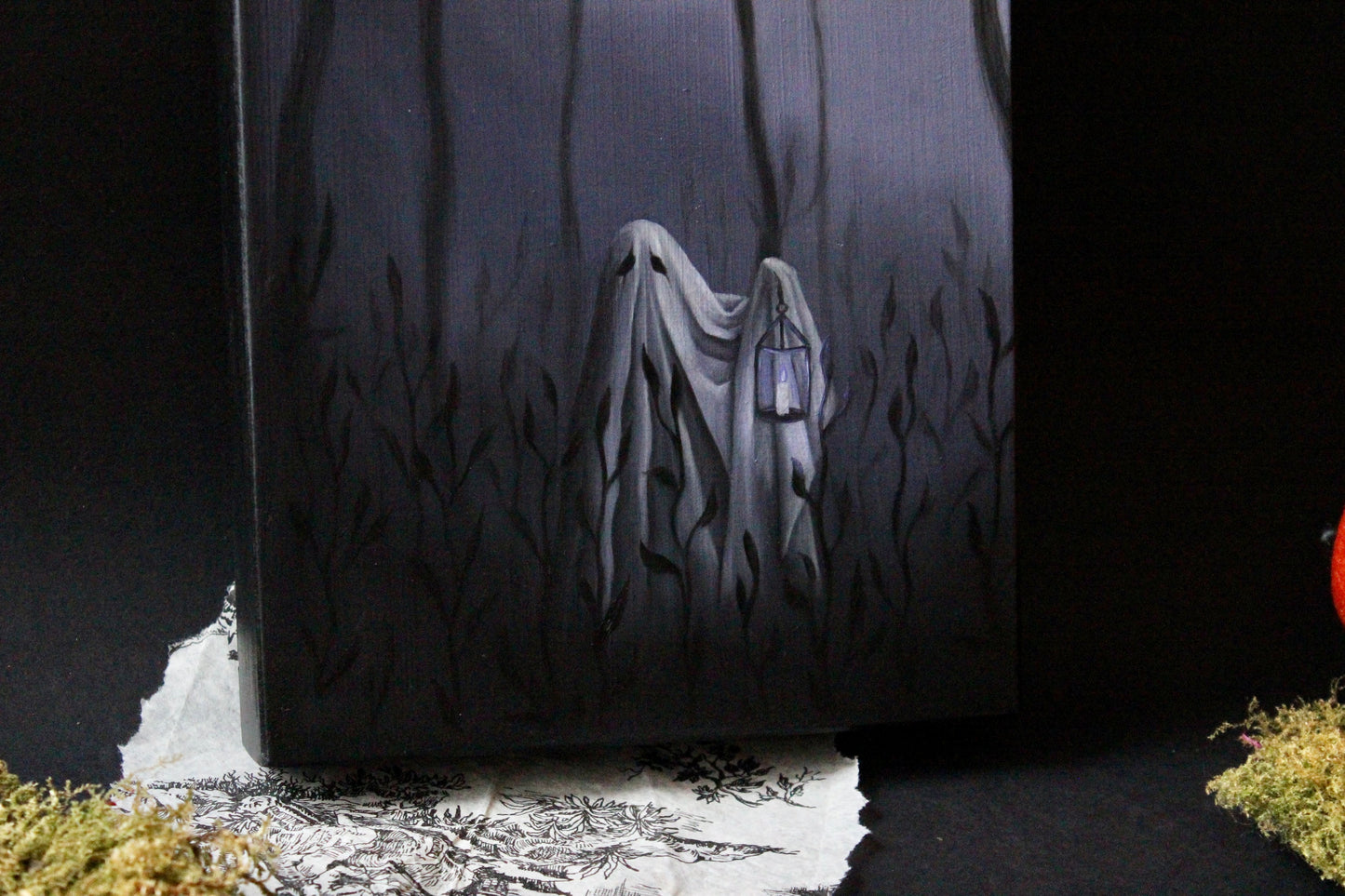 ‘The watcher’ original oil painting