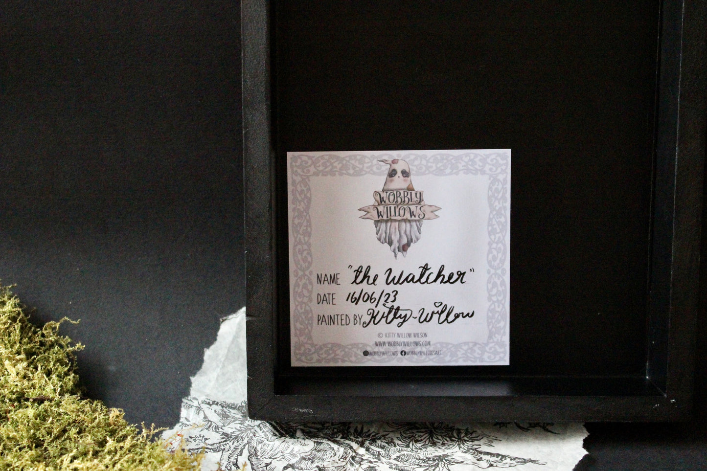 ‘The watcher’ original oil painting