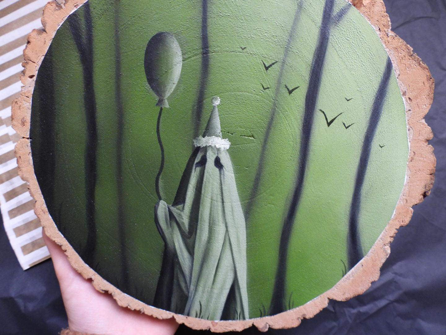 ‘It’s my party I can die if I want too’ original oil painting