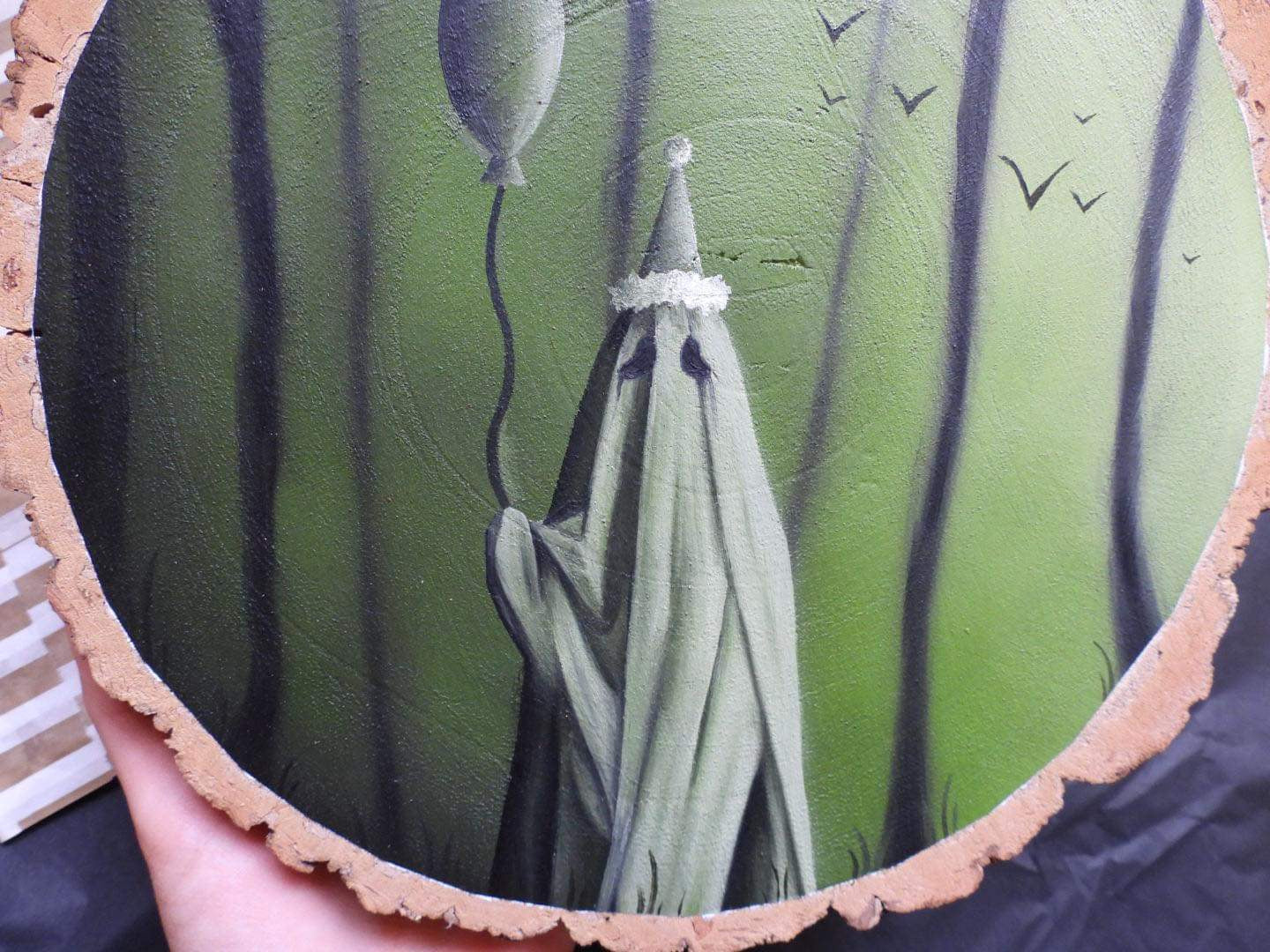 ‘It’s my party I can die if I want too’ original oil painting