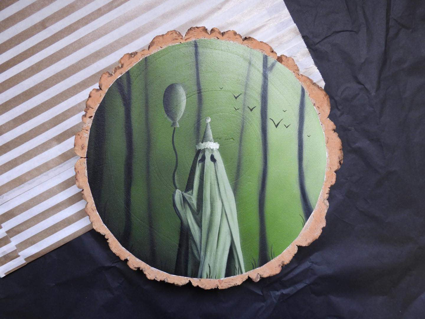 ‘It’s my party I can die if I want too’ original oil painting