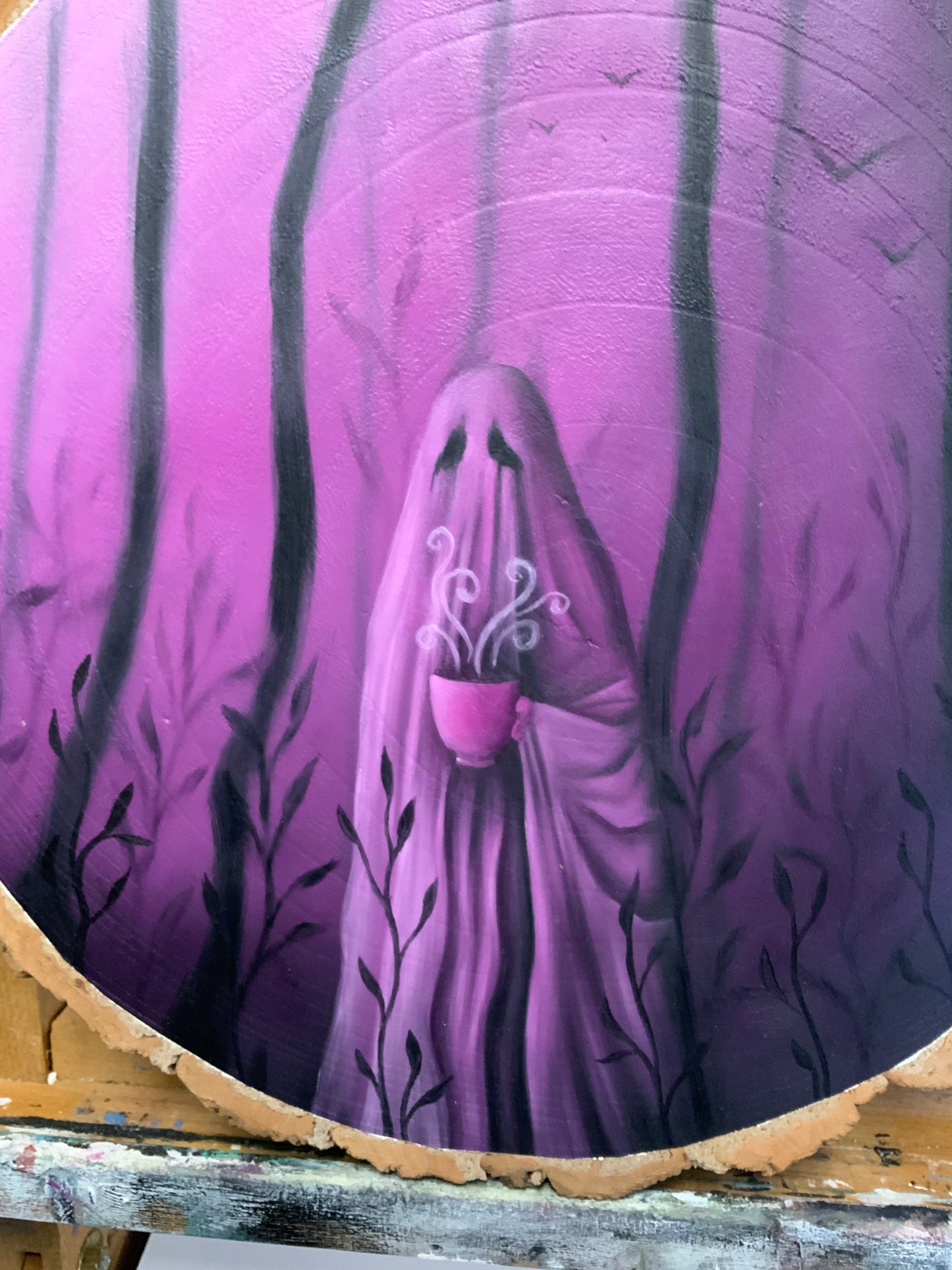 ‘Monday mournings’ original oil painting