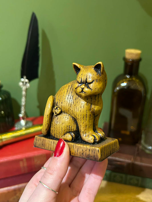 MEDIEVAL CARVING | SAD CHURCH CAT & MOUSE