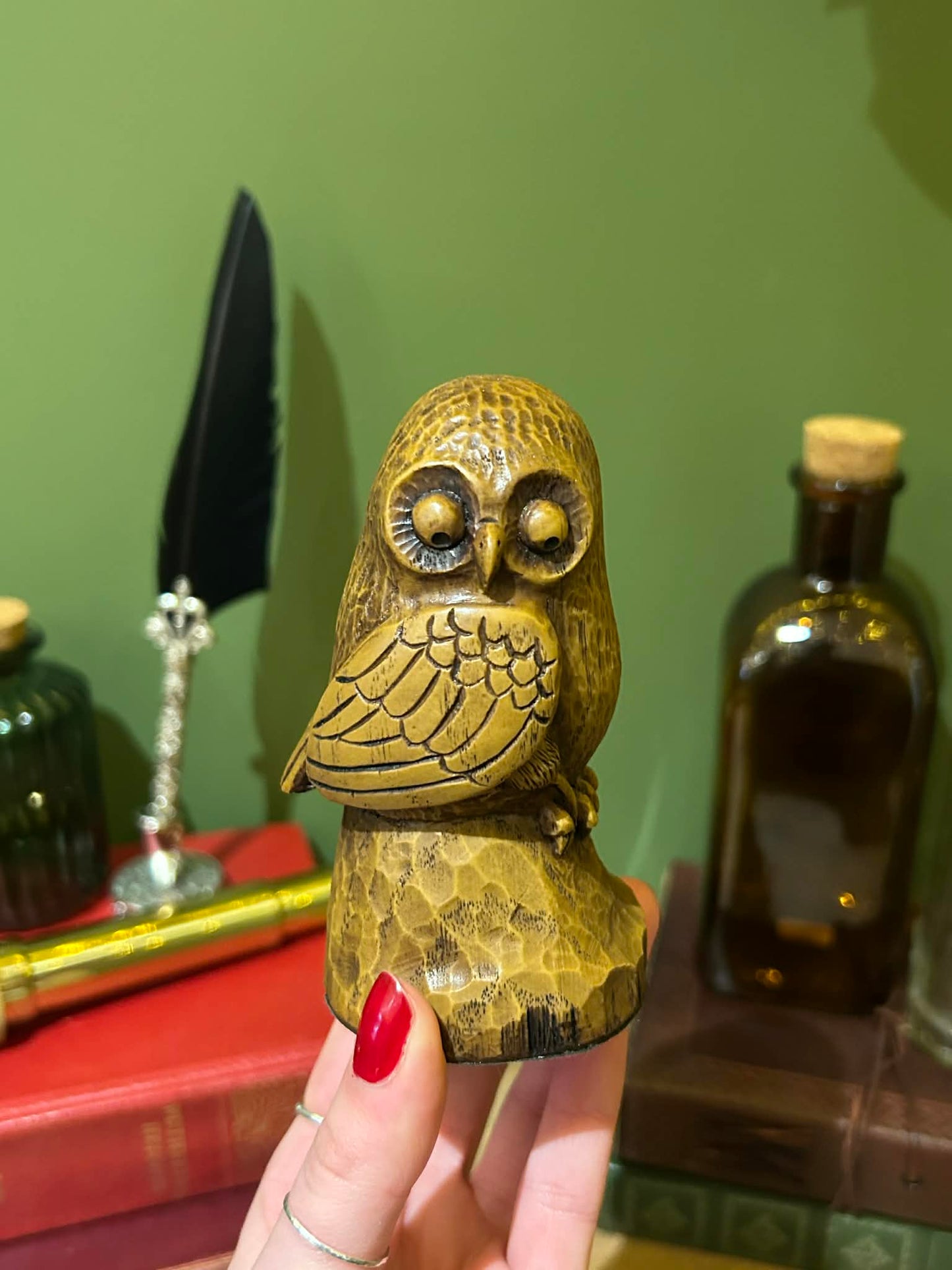 MEDIEVAL CARVINGS | WISE OLD OWL