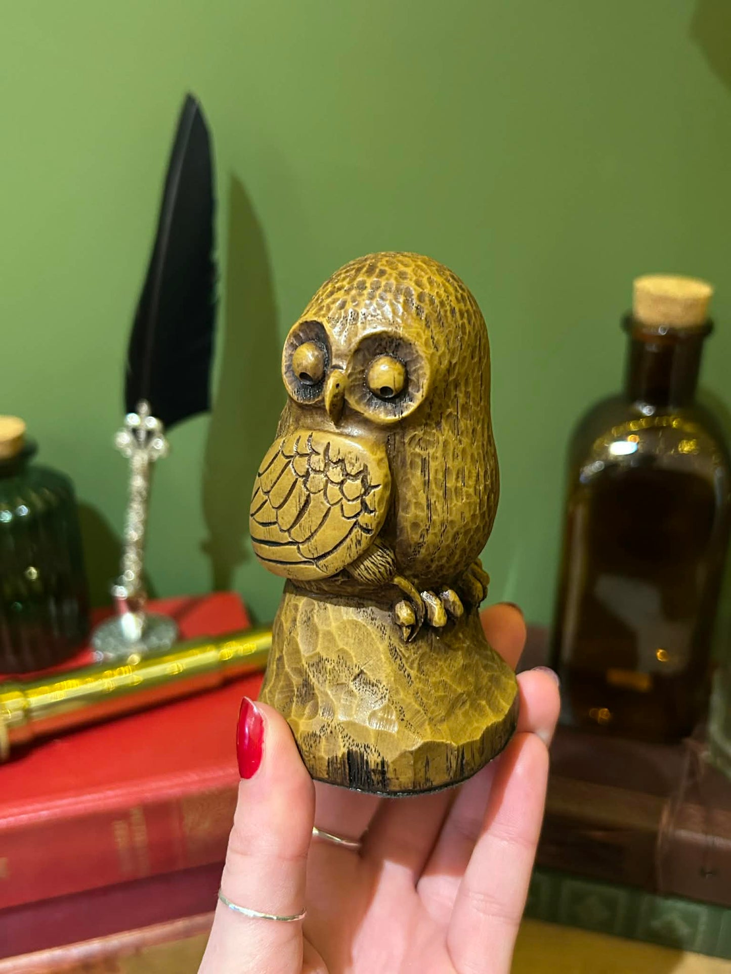 MEDIEVAL CARVINGS | WISE OLD OWL