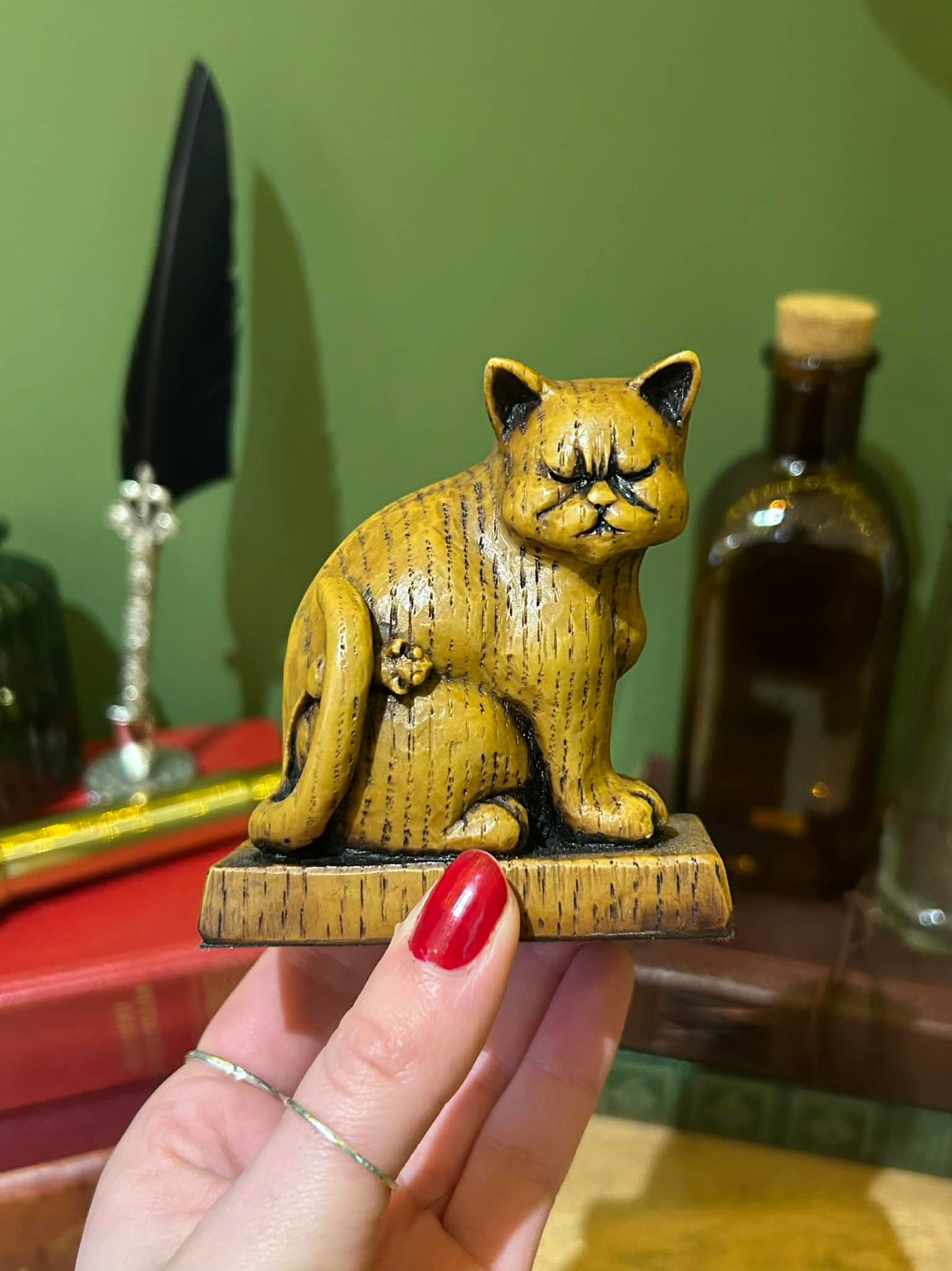 MEDIEVAL CARVING | SAD CHURCH CAT & MOUSE