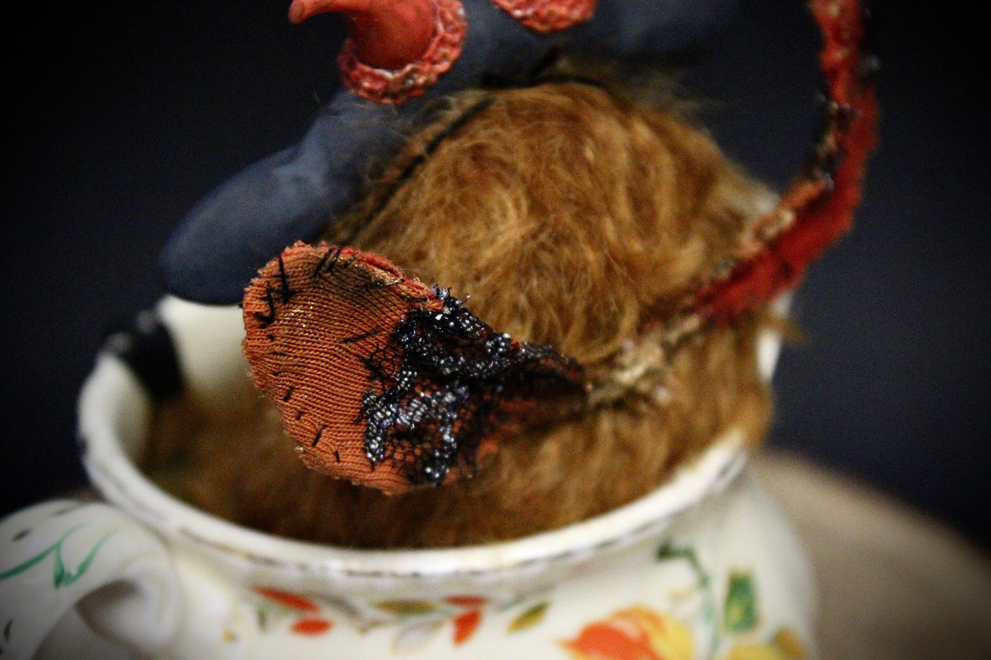 OakWorm the Moth Teacup Critter