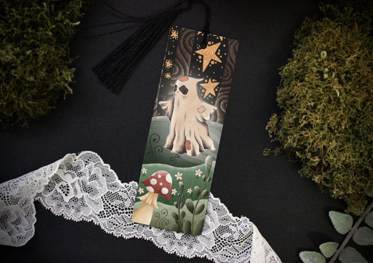 Woodland ghost bookmark
